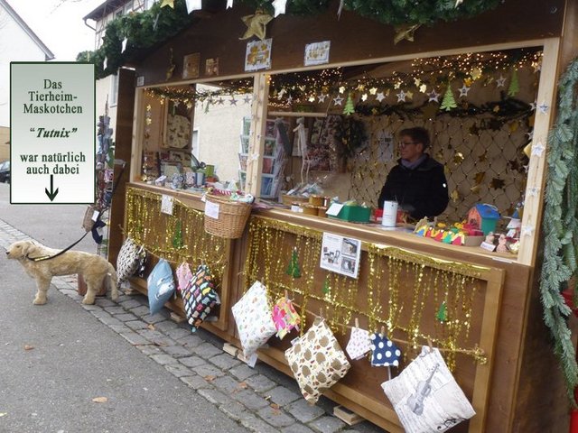 Weihnachtsstand mit Tutnix